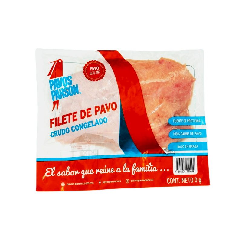 Filete de Pavo Crudo Congelado Pavos Parson